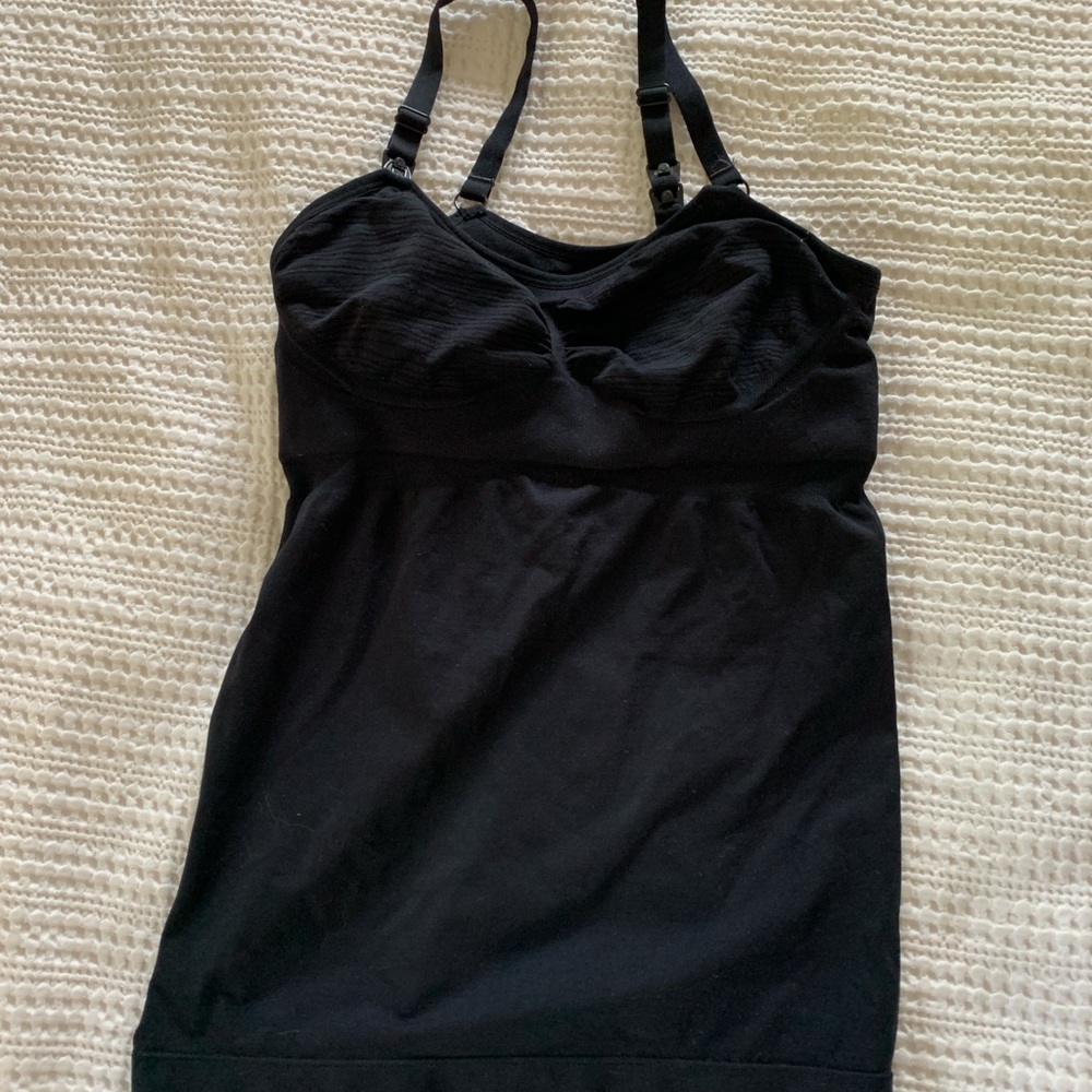 Kindred Bravely Black Nursing Tank